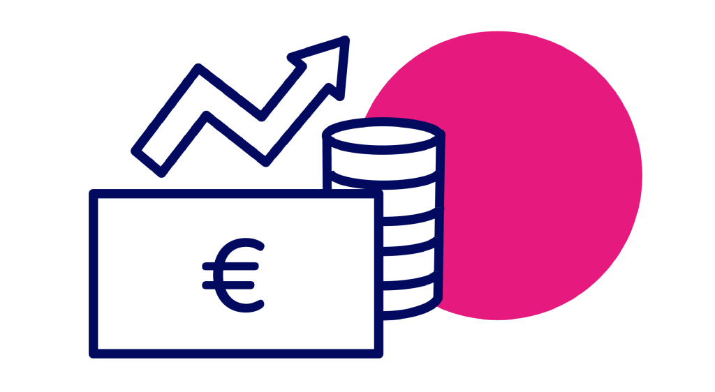 Cost saving illustration Dutch