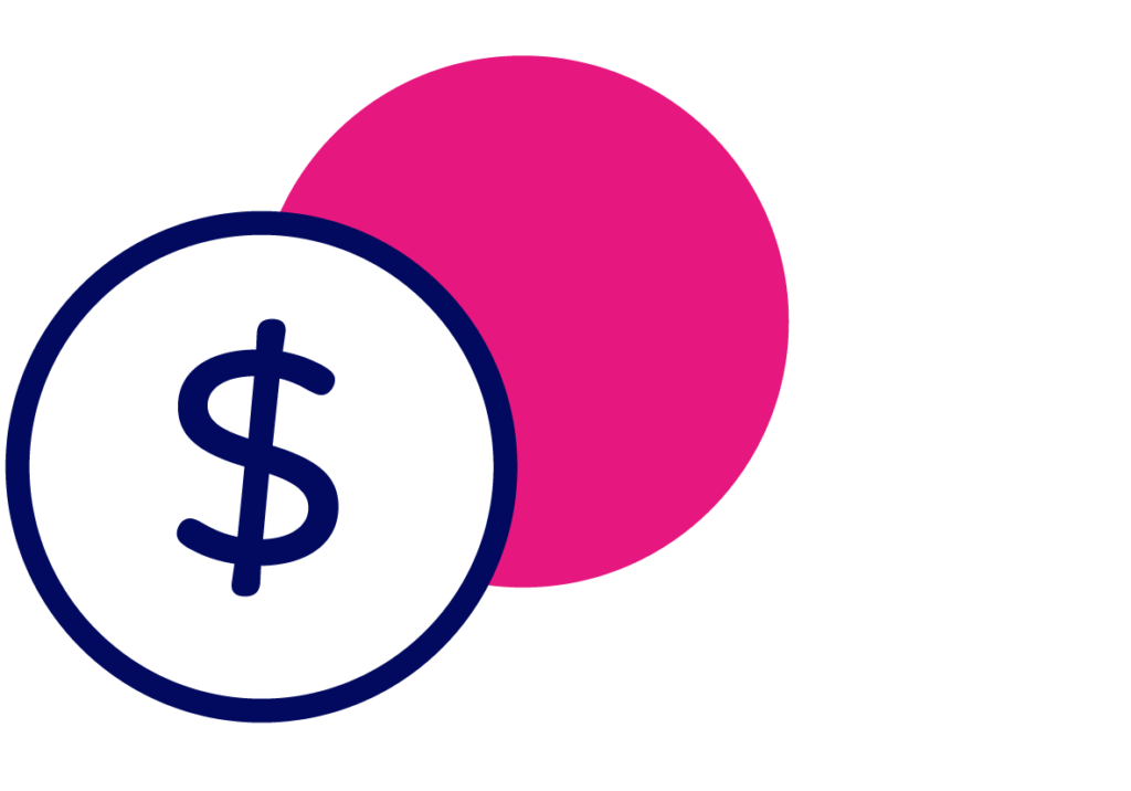 Cost savings dollar icon